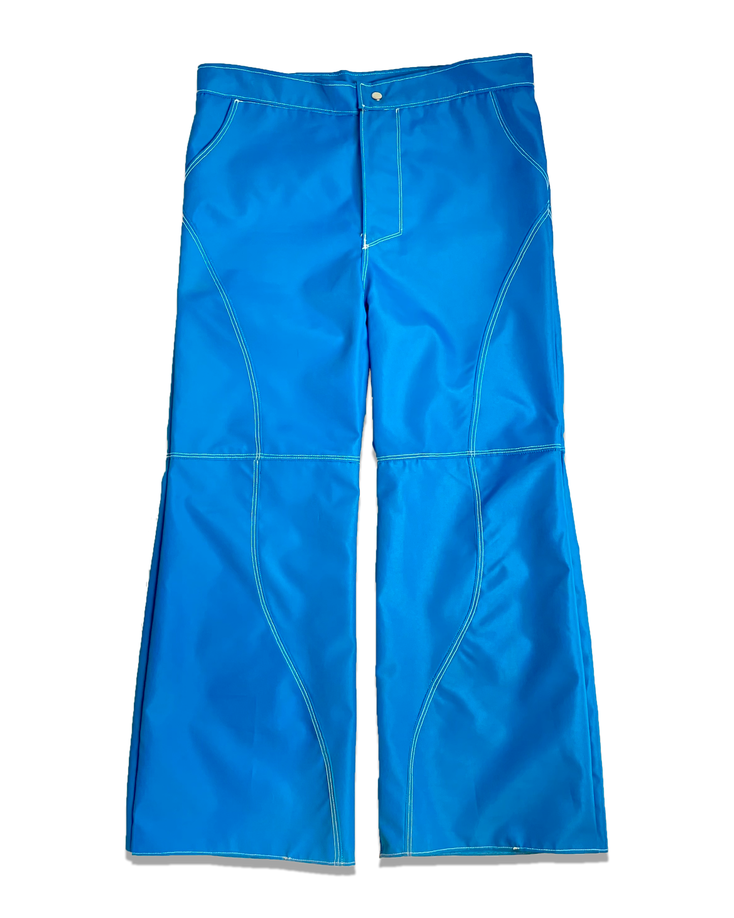 Blue Nylon Tactical Bottoms