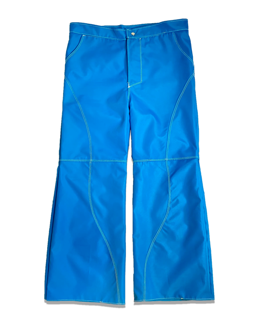 Blue Nylon Tactical Bottoms